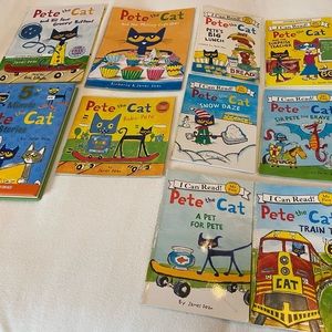 Pete the Cat First Reader Kids Book Bundle